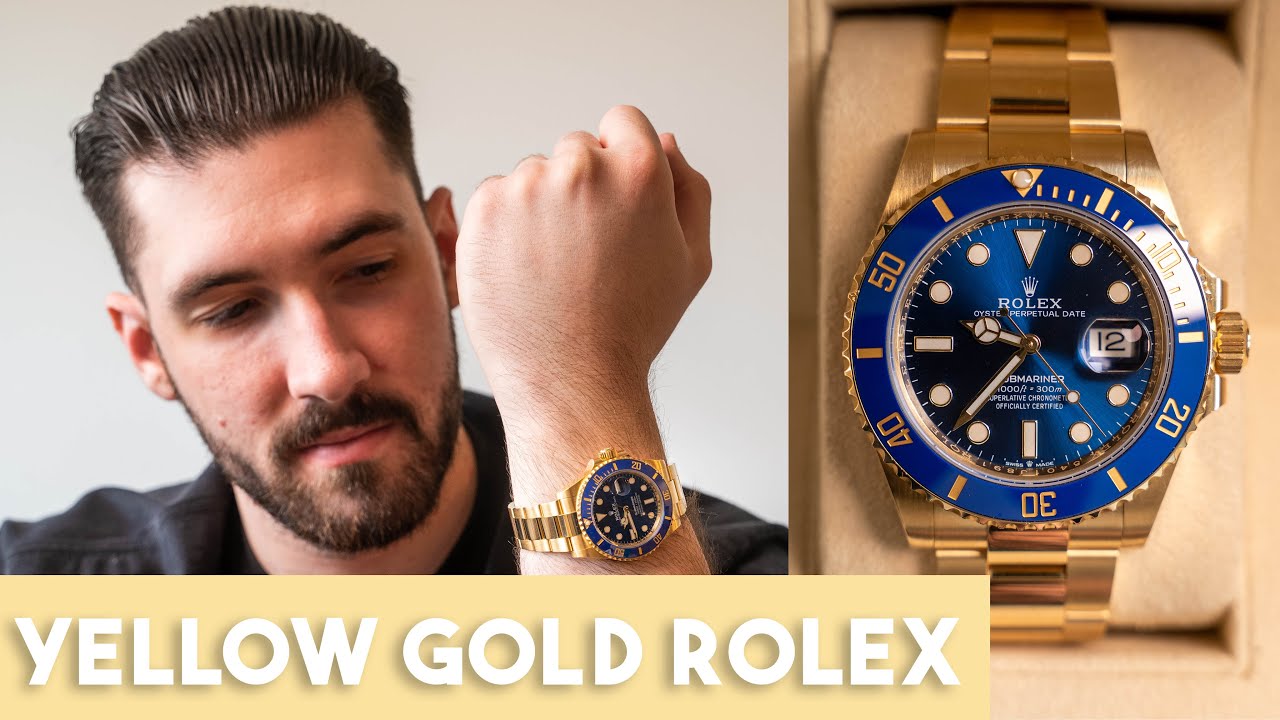 YELLOW GOLD ROLEX Submariner 126618 Watch (REVIEW&UNBOXING)