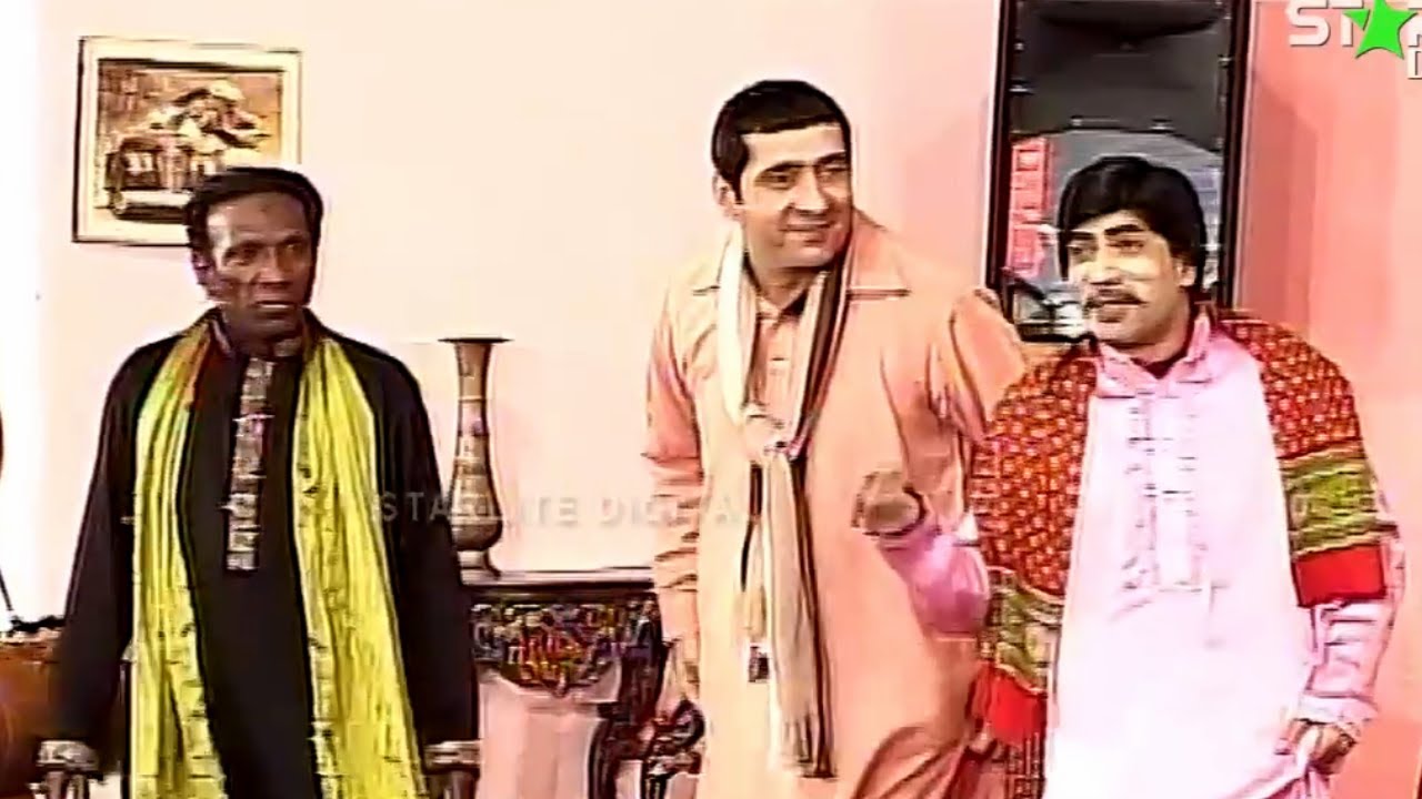 Four Twenty Zafri Khan and Sajan Abbas with Lucky Dear Full Pakistani Stage Drama