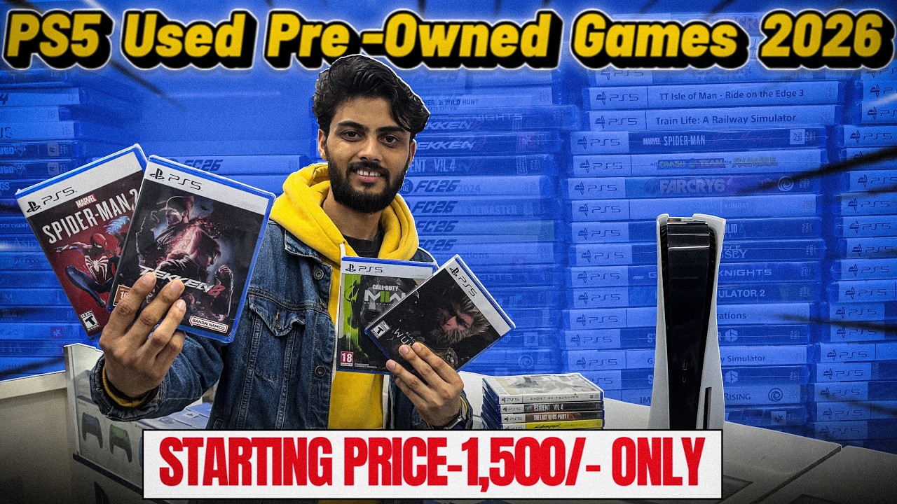 PS5 Used Pre owned Games 2026 Starting Price 1,600/- Only Delhi|Vlog226