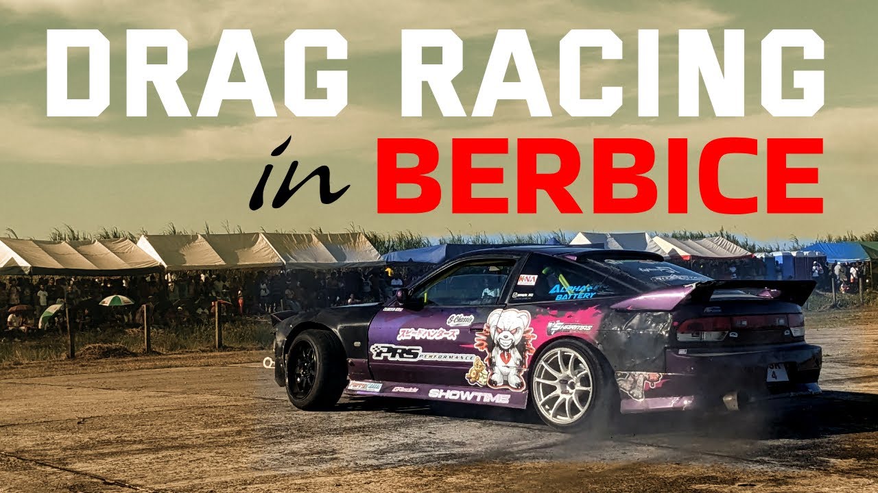 First-Ever Drag Race held in Canje, Berbice | Motorsports in Guyana