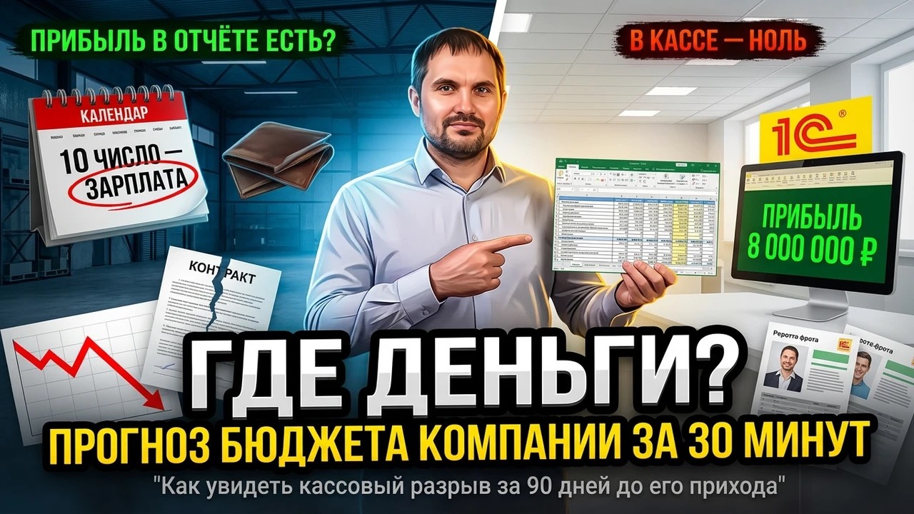 Прибыль есть, денег нет: Как прогнозировать бюджет компании и кассовые разрывы