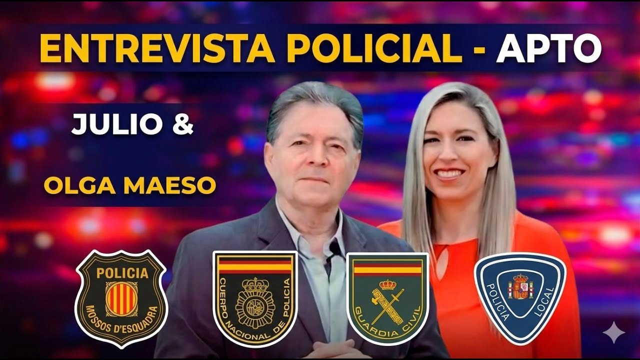 La entrevista policial: cómo ser APTO | Mossos, Guardia Civil , Policía Nacional y Policía Local