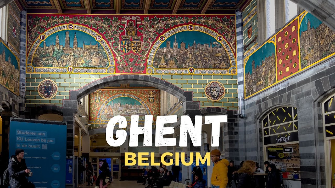 Ghent, Belgium - Short Walking Tour 2023