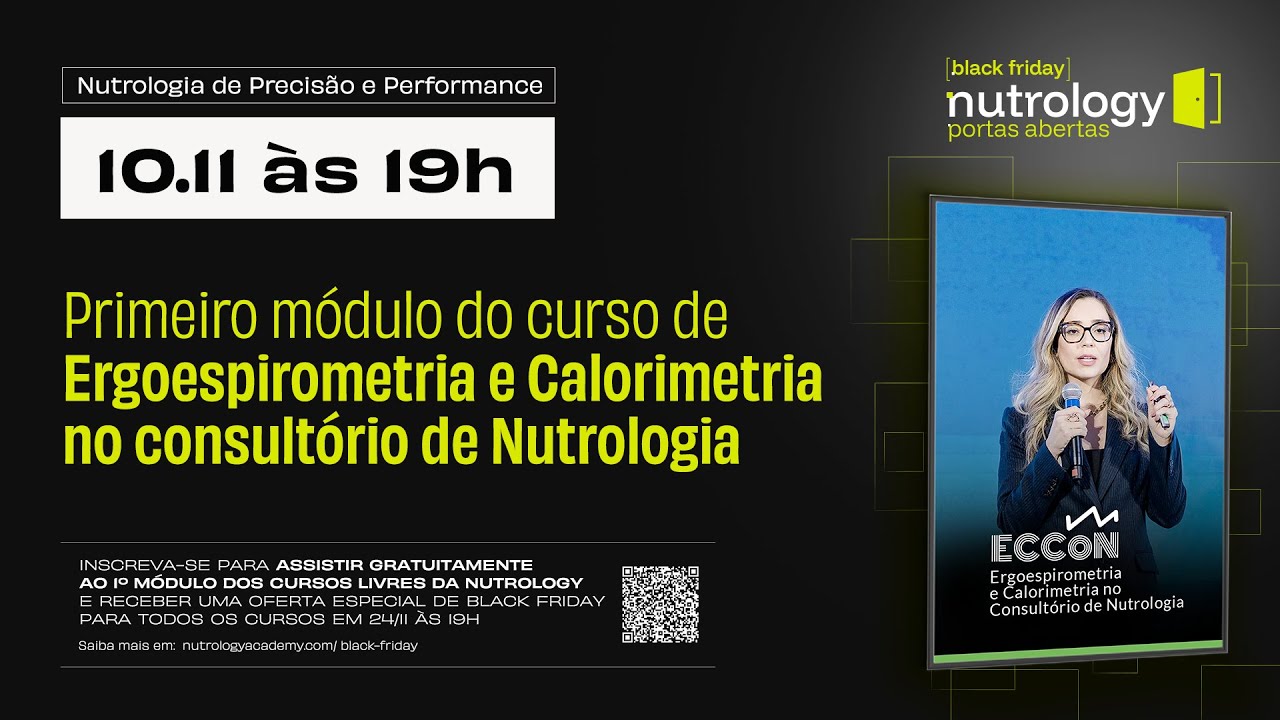 Nutrology Live Especial | Curso de Ergoespirometria e Calorimetria no Consultório de Nutrologia