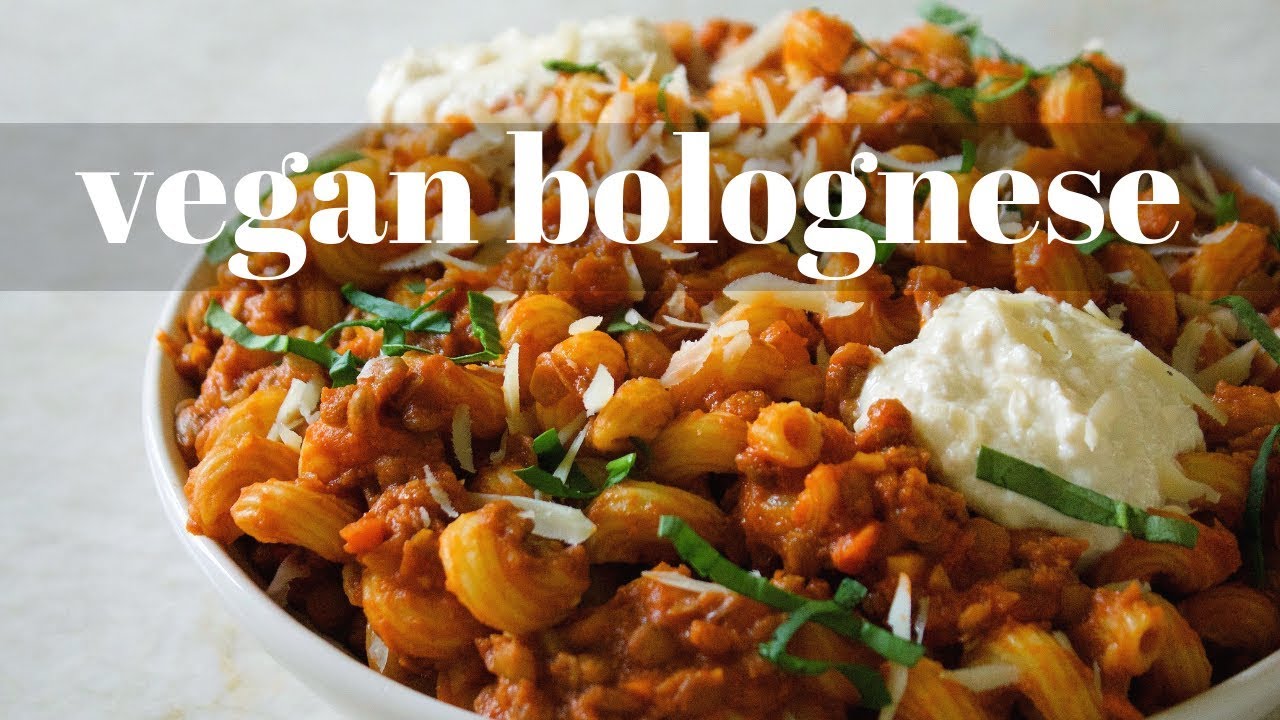 DELICIOUS LENTIL BOLOGNESE [VEGANMAS #4] | PLANTIFULLY BASED