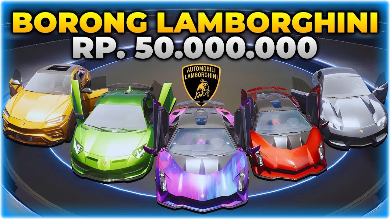 NEKAT BORONG SKIN LAMBORGHINI SENILAI 50.000.000?! REKOR DI INDONESIA SKIN SEHARGA MOBIL-PUBG MOBILE