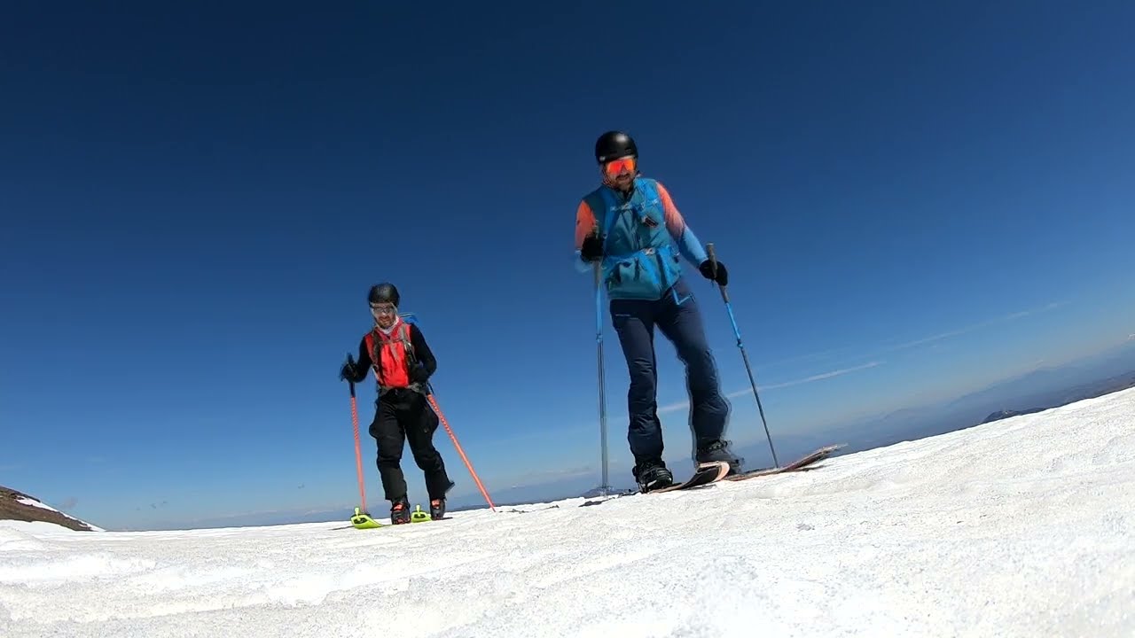 ski mountaineering at mt. Smolikas Greece