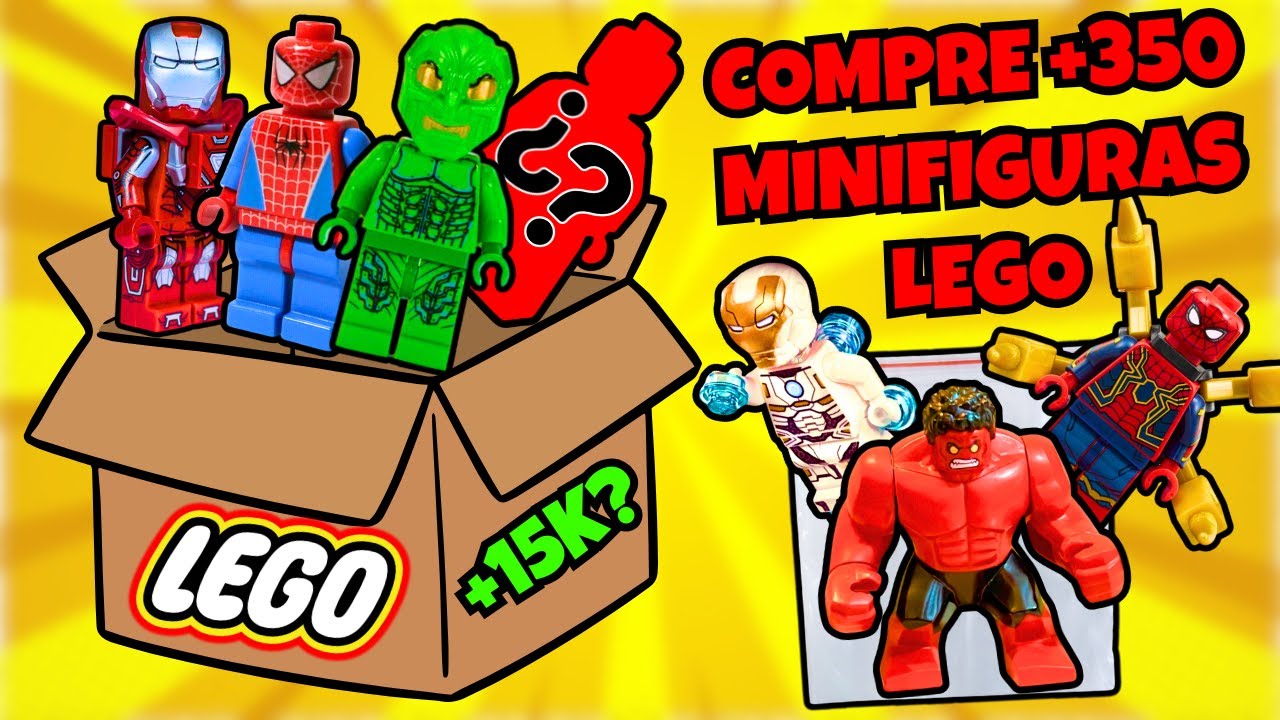 Compre UNA MEGA colección de MINIFIGURAS LEGO!! / Minifigs