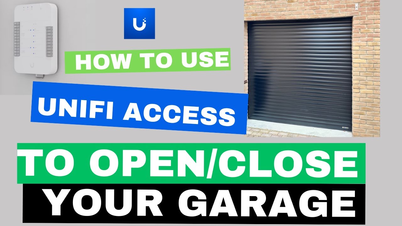 OPEN Your Garage with EASE using Unifi!