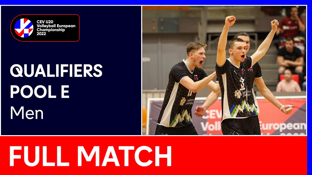 Full Match | Slovenia vs. Latvia | CEV U20 Volleyball European Championship 2022