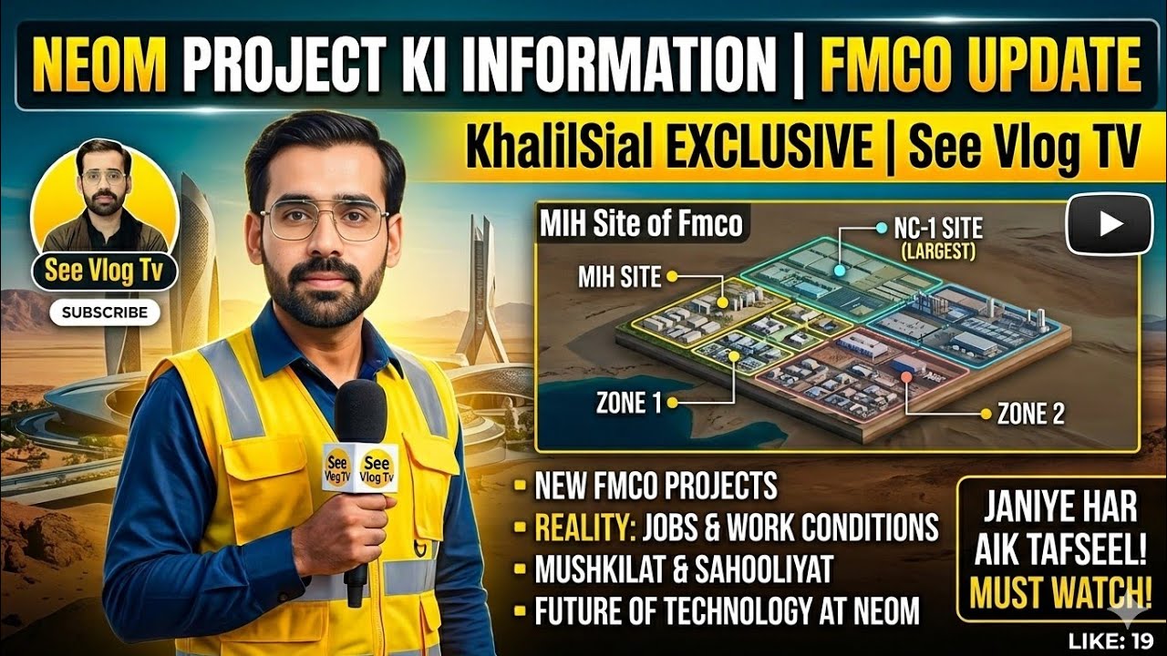 NEOM Project Ki Information | MiH Site of Fmco | Neom New Project Fmco | KhalilSial