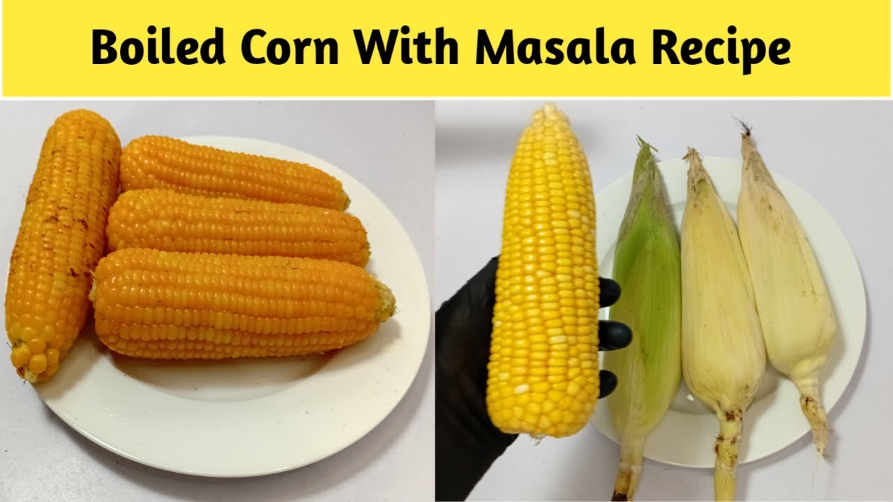 Boiled Corn Recipe | Masala Corn Recipe | Street Style Corn Recipe By Umar Kiani