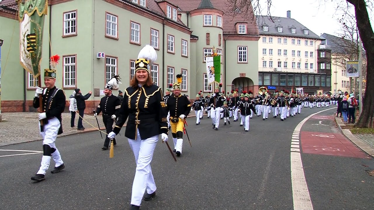Zwickauer Bergparade zieht wieder Besuchermassen an