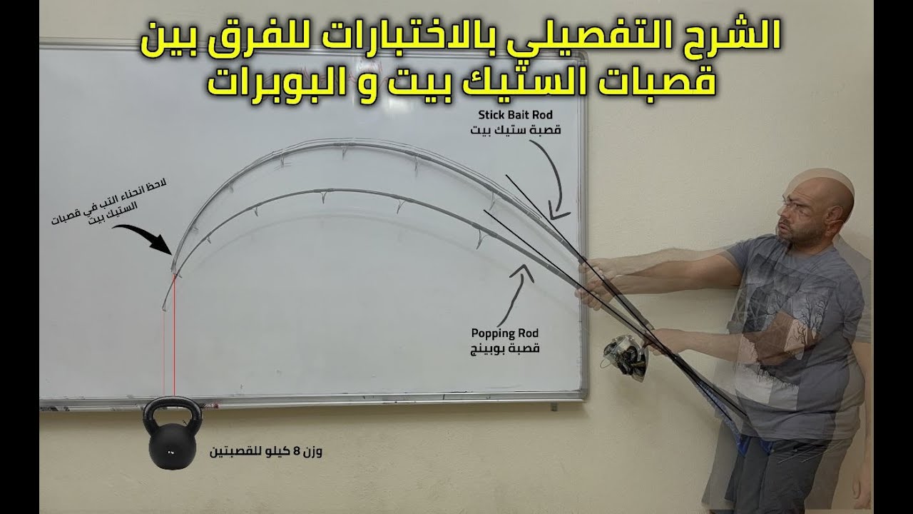 اهم الفروقات بين انواع قصبات التوب وتر في الصيد الرياضي