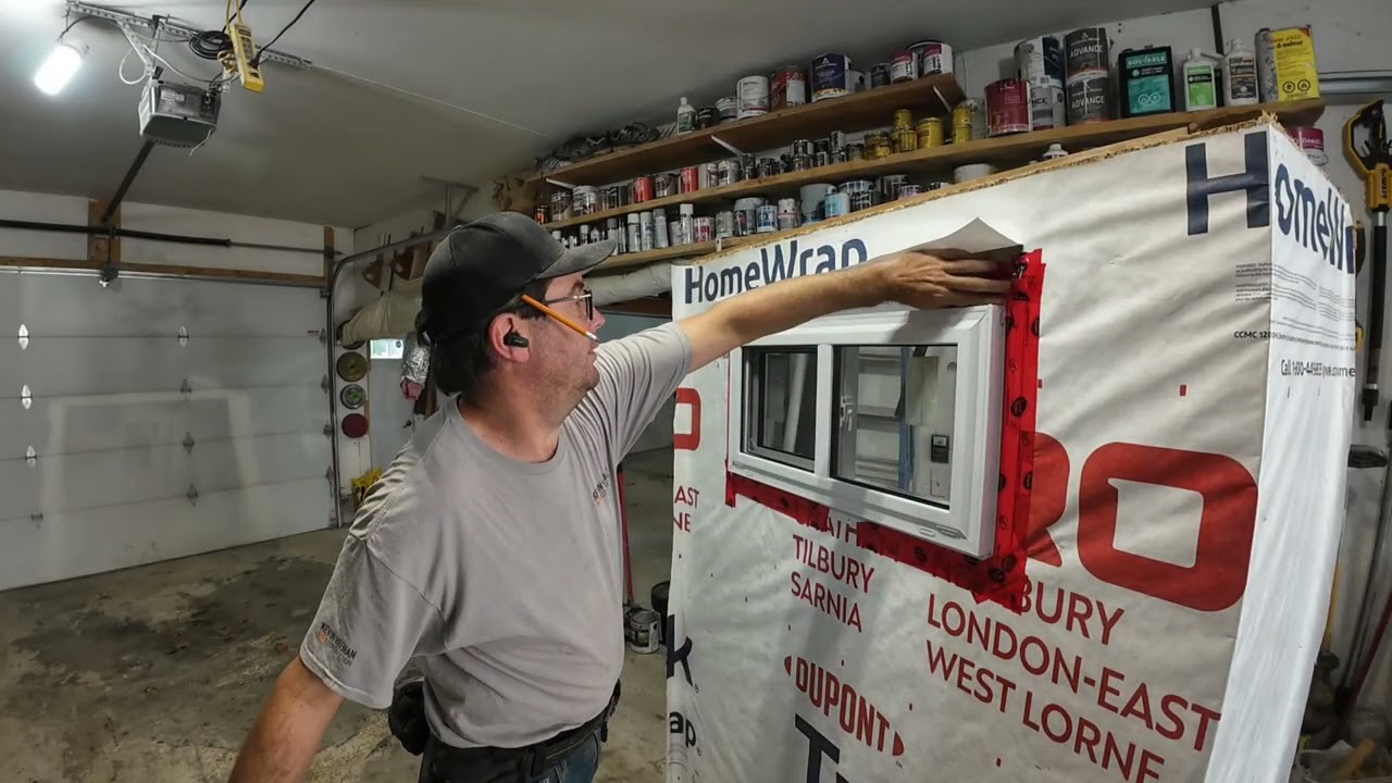 Wall Framing completion and window install 101
