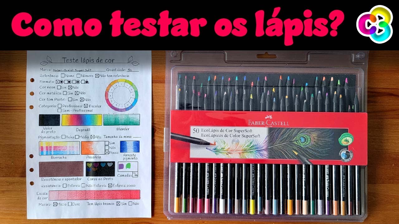 O teste mais completo de lápis que você vai ver...