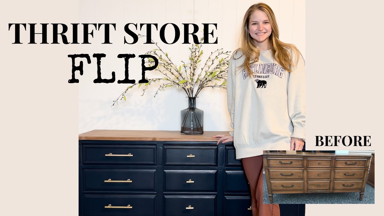 I profited $1,000 from a Thrift Store dresser! | Full Tutorial