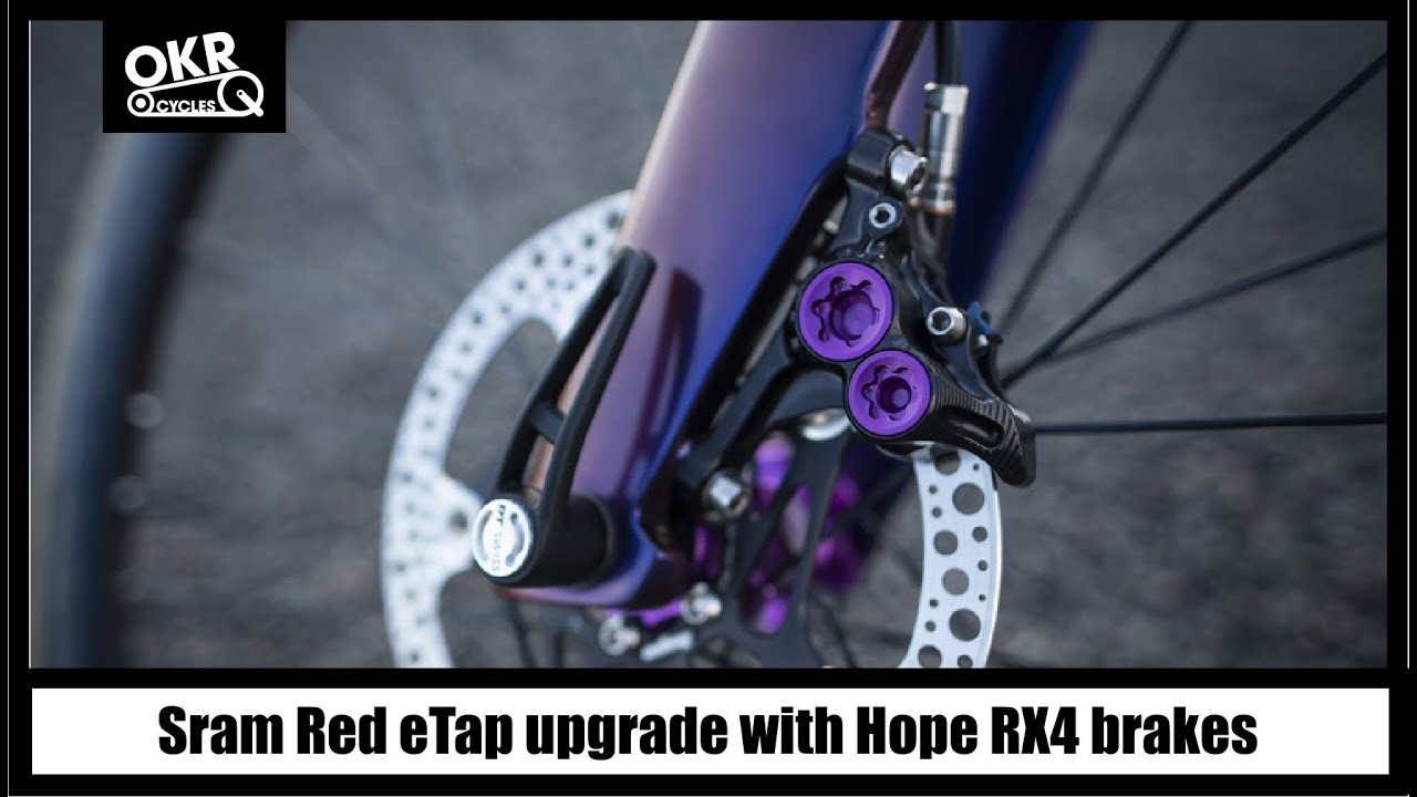 Sram Red eTap upgrade with Hope RX4 brakes