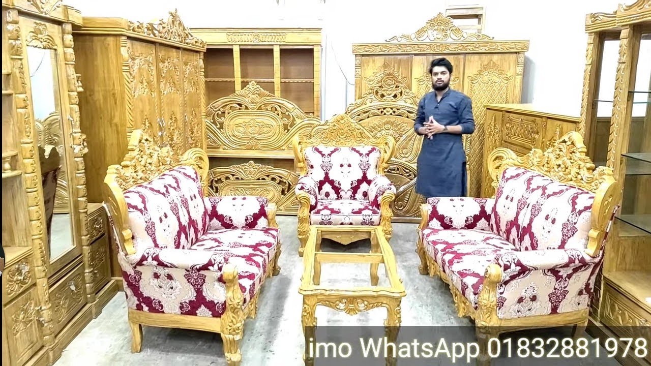 রাজকীয় মিনিষ্টার সোফা।। গদি সহ মিনিষ্টার সোফার দাম জানুন।। Royal  Sofa Design in Bangladesh