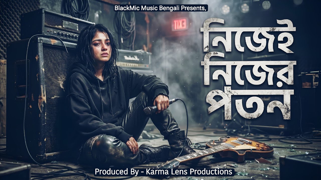 নিজেই নিজের পতন | Nijei Nijer Poton | Dark Hard Rock Anthem | BlackMic Music