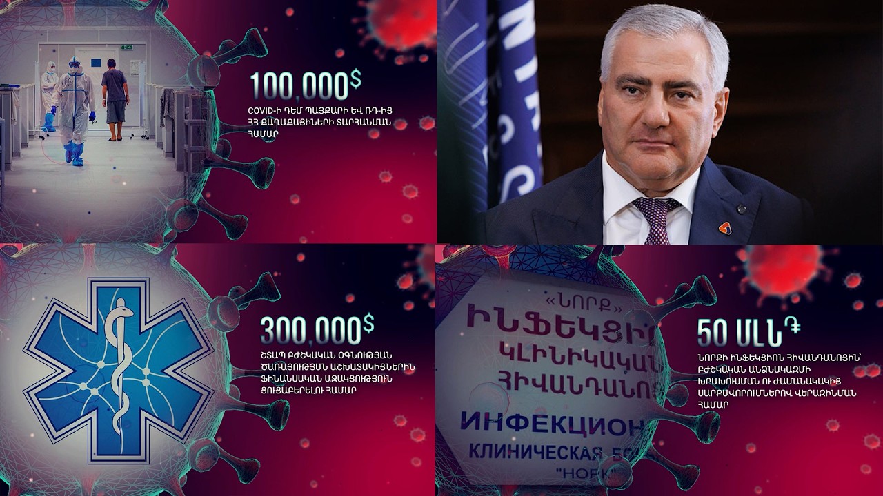 Միլիոնավոր դրամներ՝ Սամվել Կարապետյանի կողմից.նա աջակցել է կովիդի պատճառով ծագած խնդիրների լուծմանը