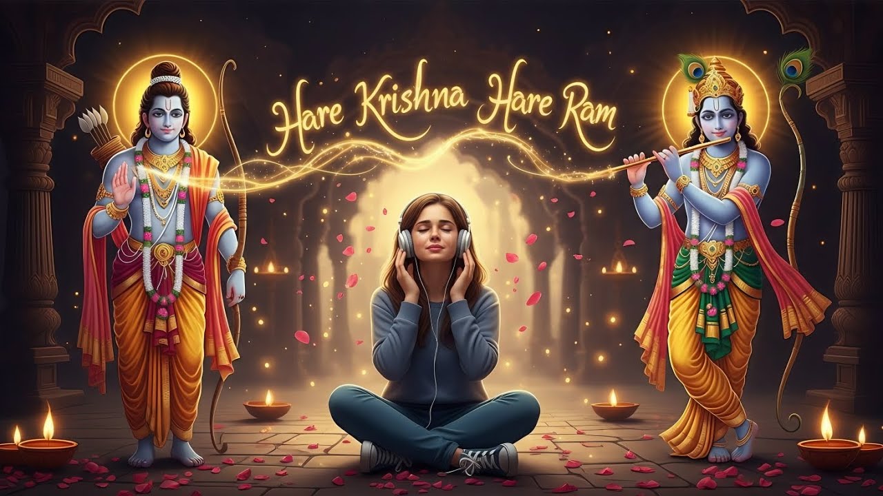 Hare Krishna Hare Ram | एक दिव्य भजन जो आत्मा को शांति से भर दे | Krishna Ram Devotional Song 