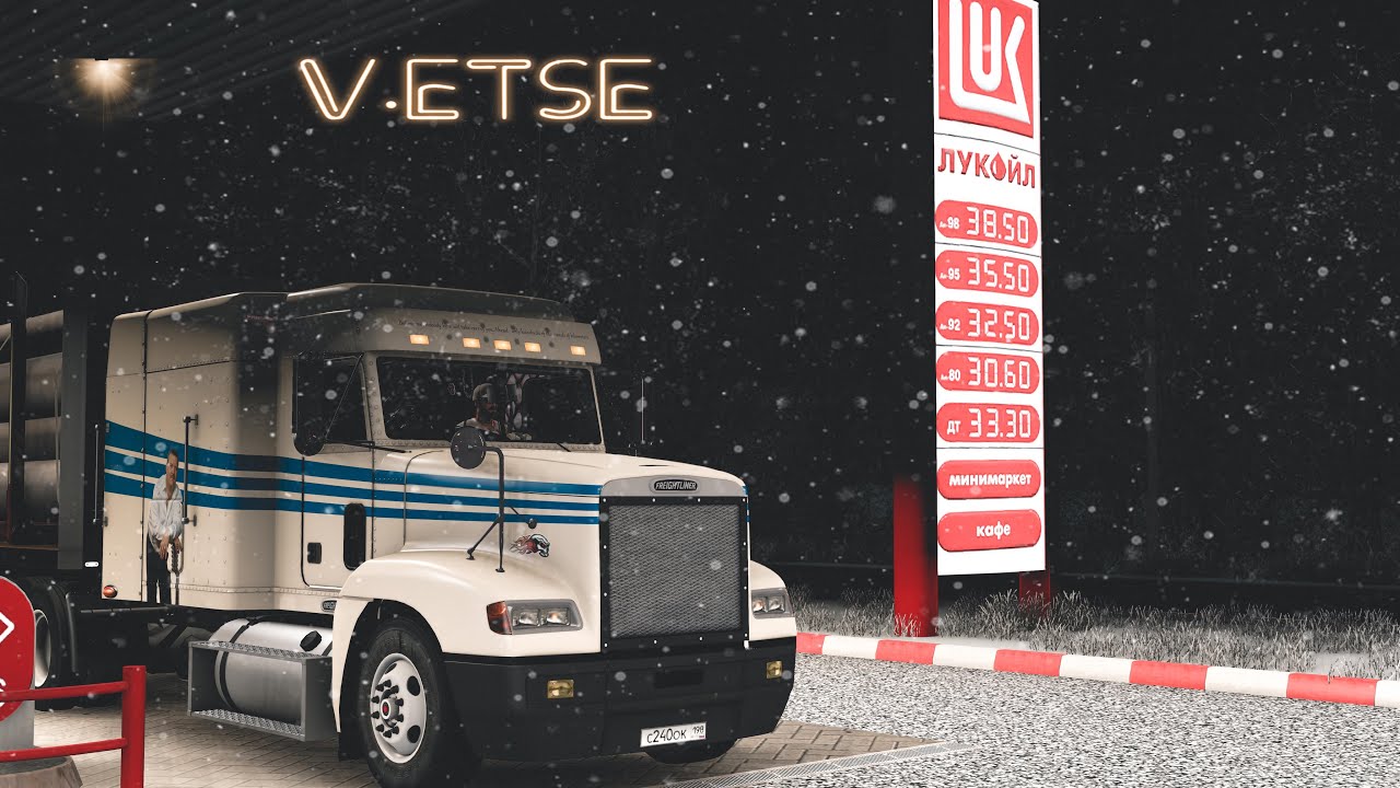 ETS 2, На америке по ЮГУ,Freightliner FLD.