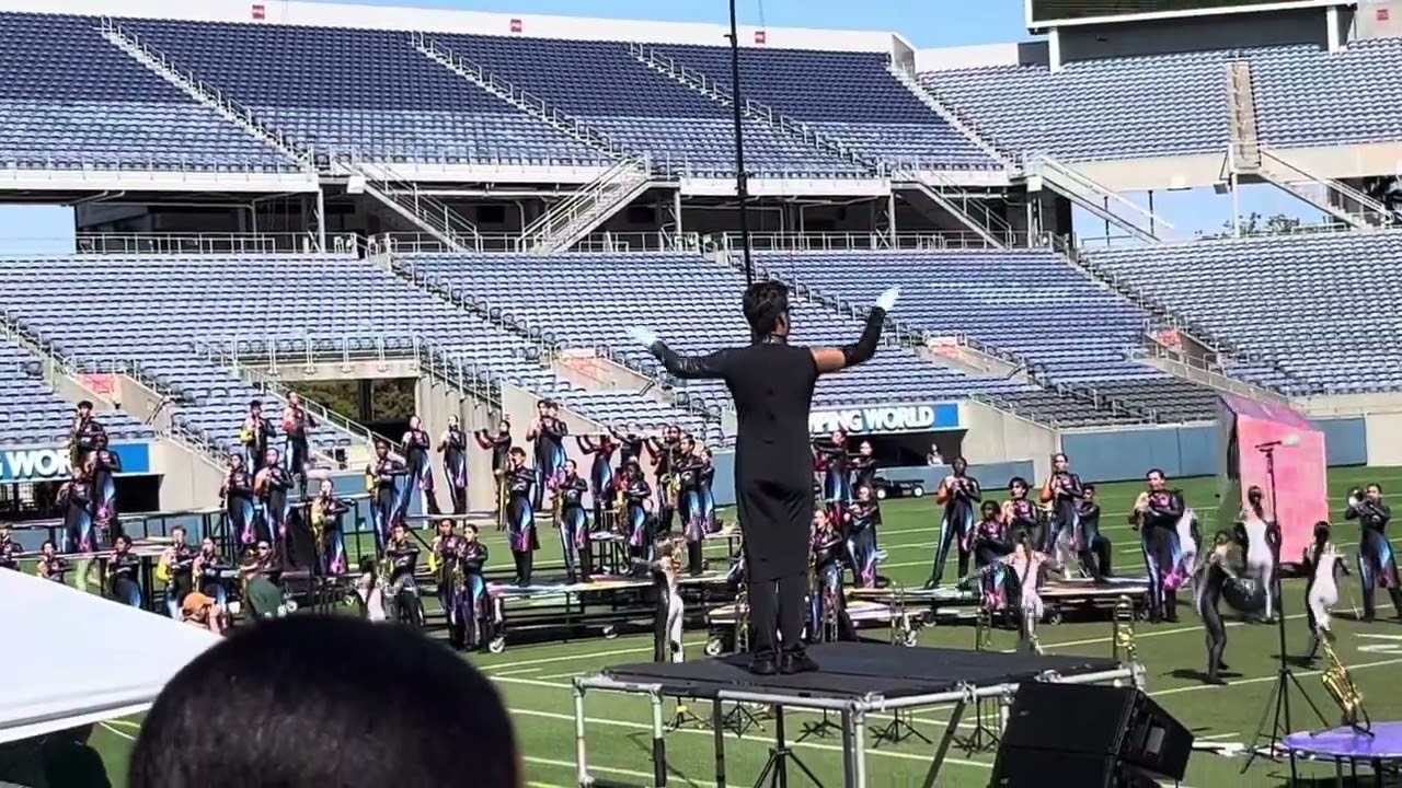 Tarpon Springs HS Marching Band 2024 at GROUND LEVEL. Excellent audio(ish)