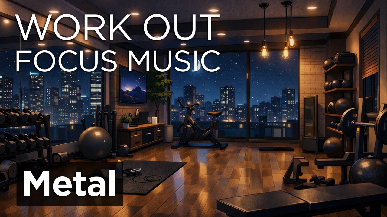 Work Out | Work | Study Music for Focus and Concentration - Instrumental Metal 🔥💪