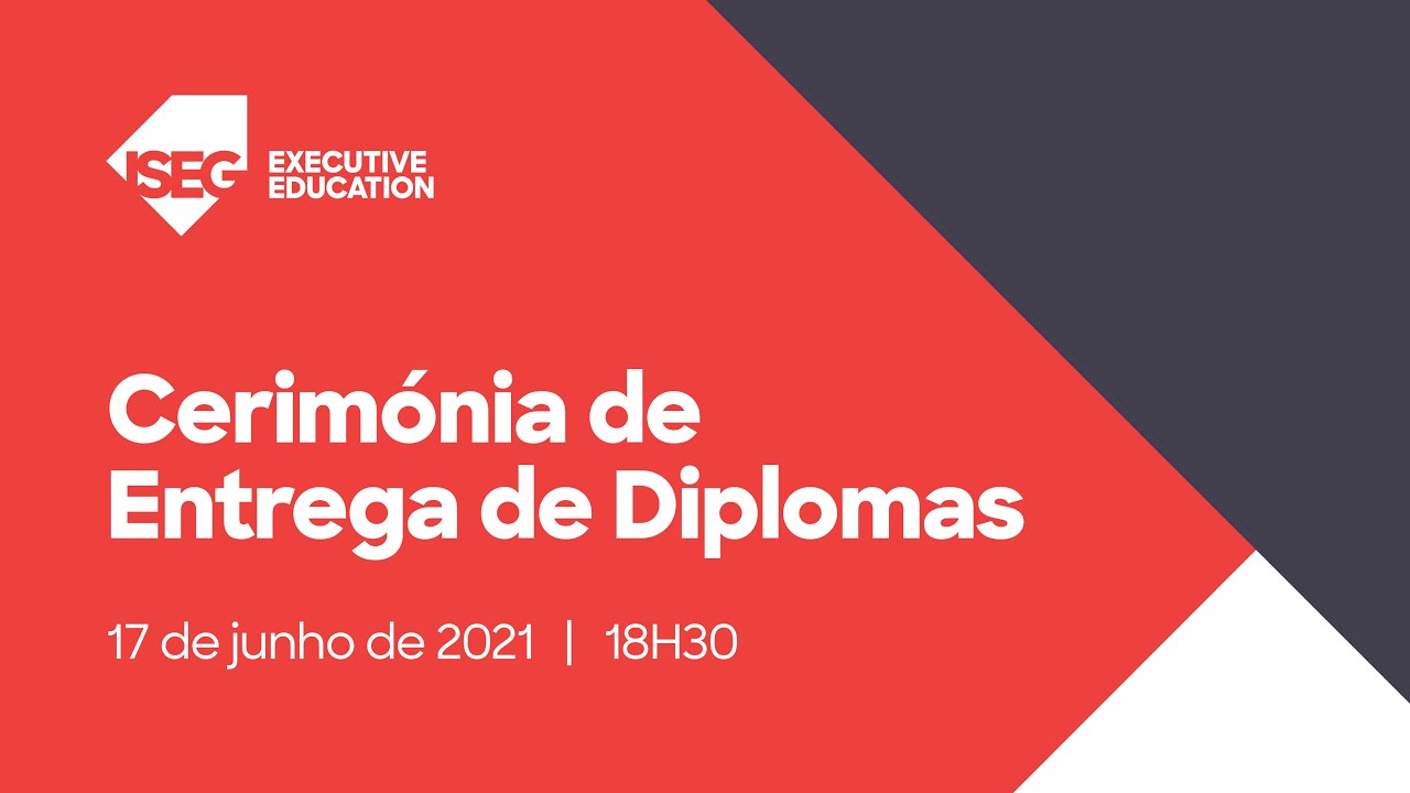 Cerimónia de Entrega de Diplomas