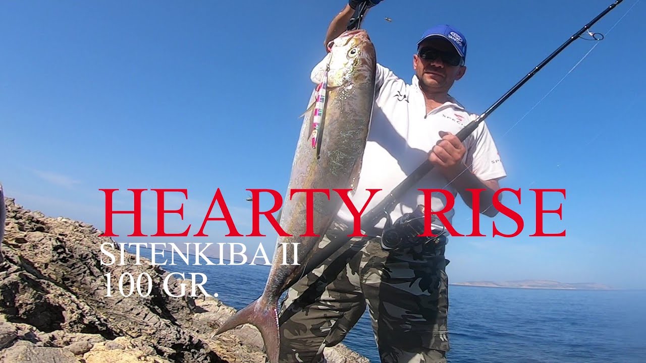 Shore Jigging Greece - HEARTY RISE Sitenkiba II - Amberjack