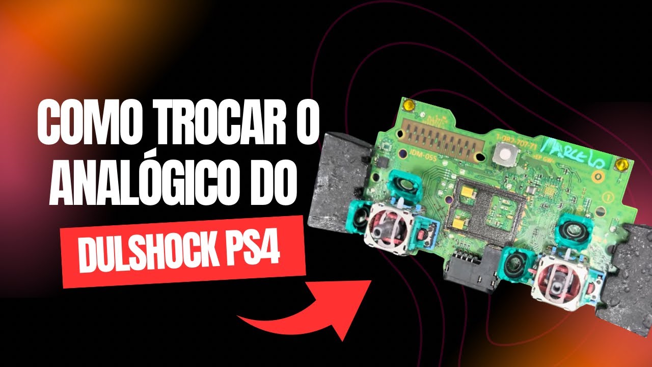 TROCANDO ANALÓGICOS CONTROLE DE PS4/PS5 COM FERRO DE SOLDA EM CASA (GUIA COMPLETO)