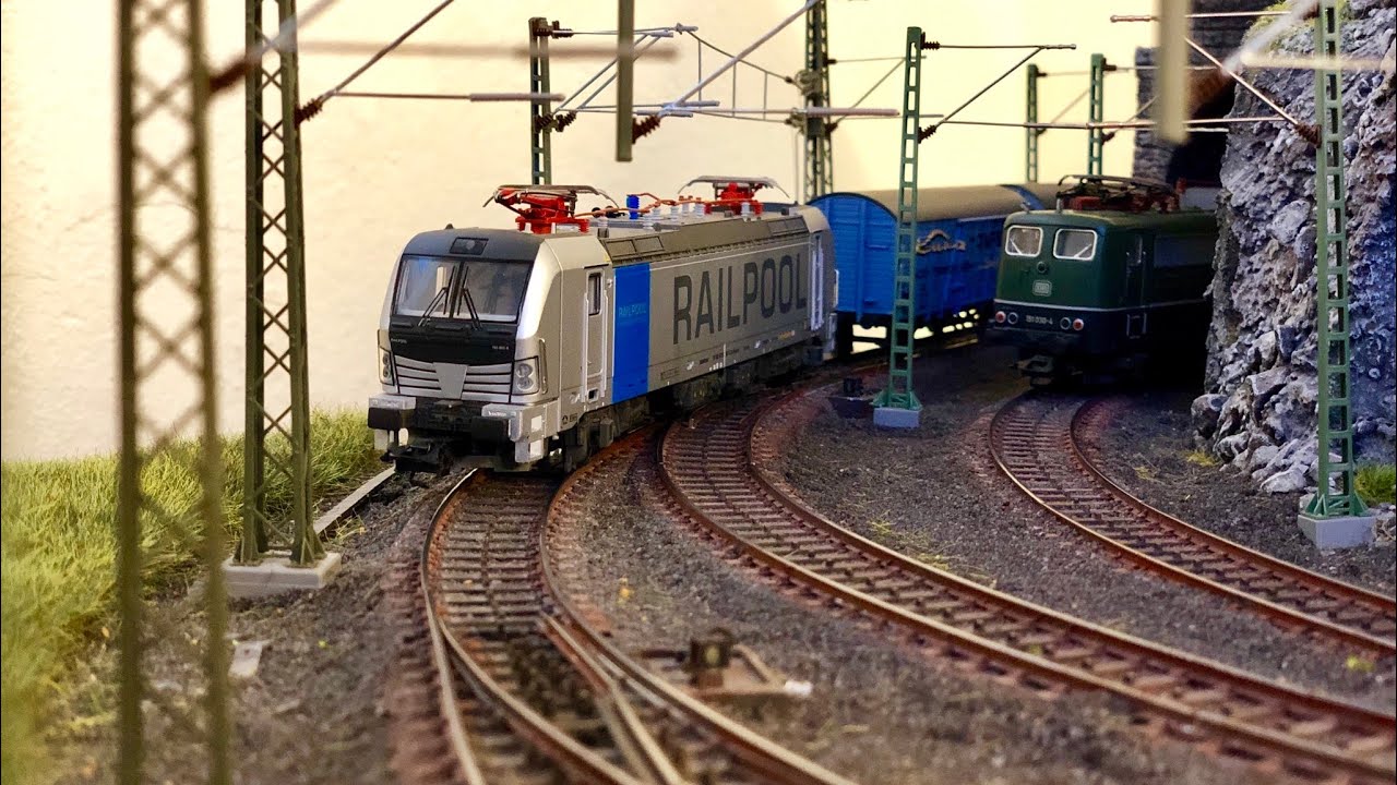 H0 Märklin Modellbahn Bahnbetrieb - Automatiksteuerung mit Rocrail