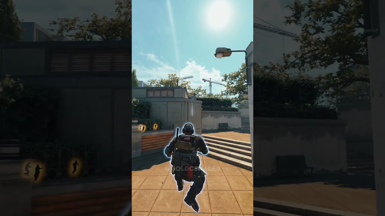 FOUNTAIN COMBO ON OVERPASS #shorts #cs2