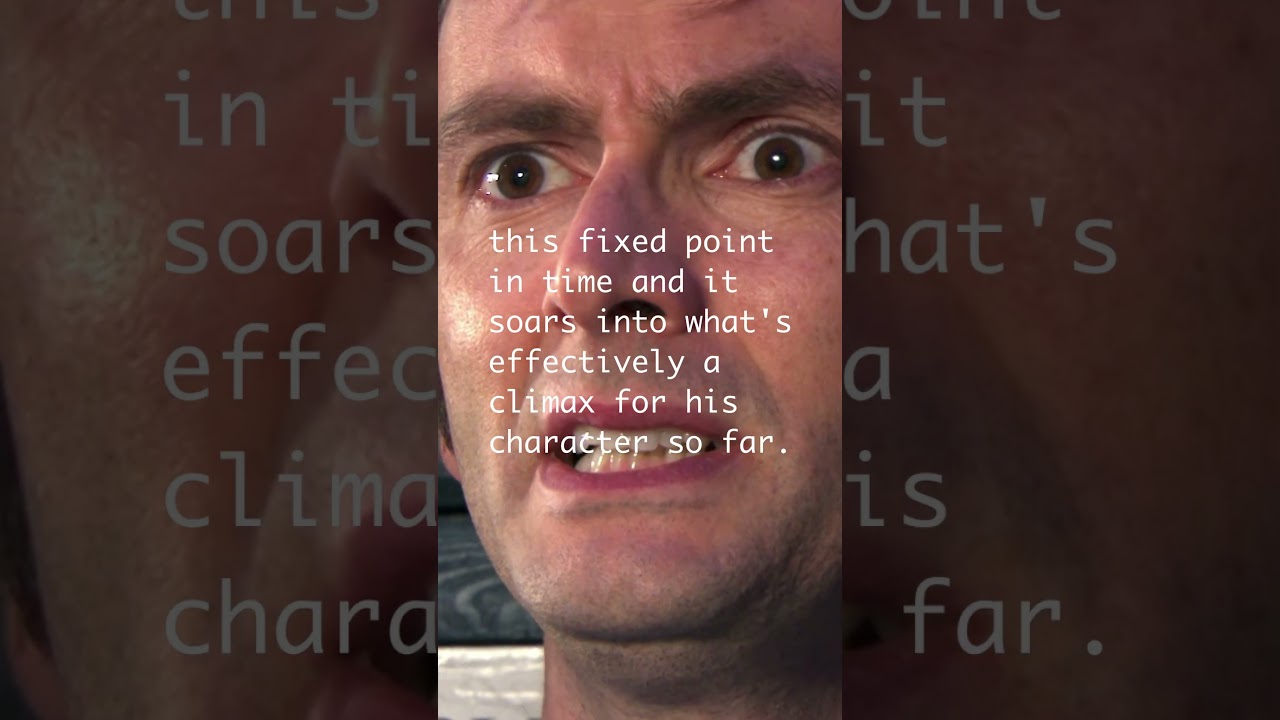 DOCTOR WHO Waters of Mars is Tennant's Denoument  