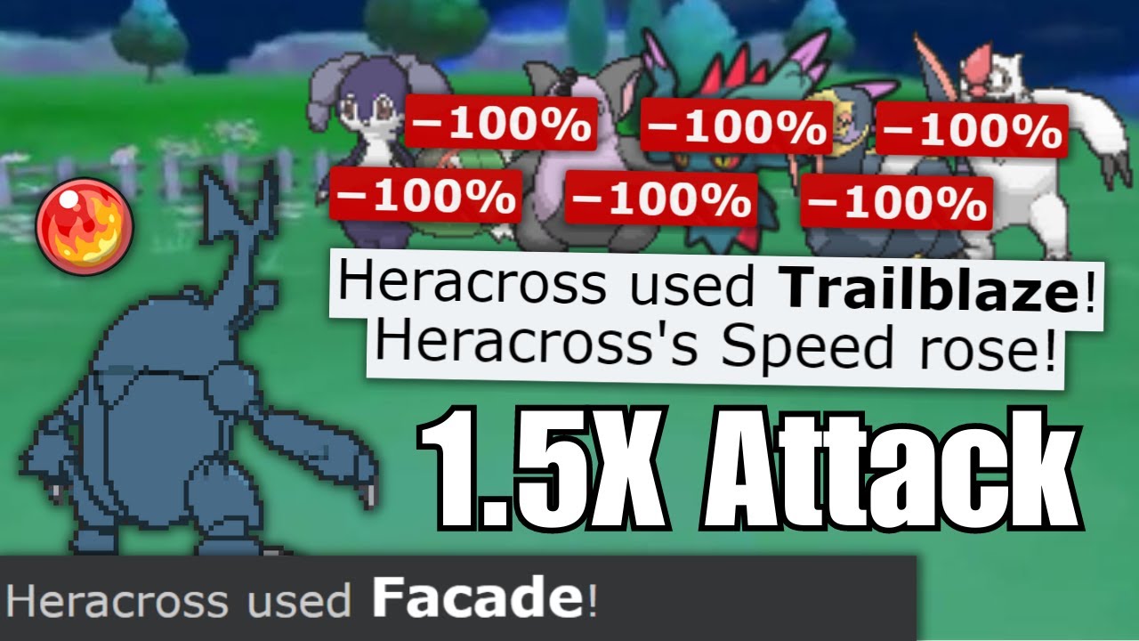 Trailblaze Guts Facade Heracross Is OVERPOWERED In Pokemon Showdown Random Battles