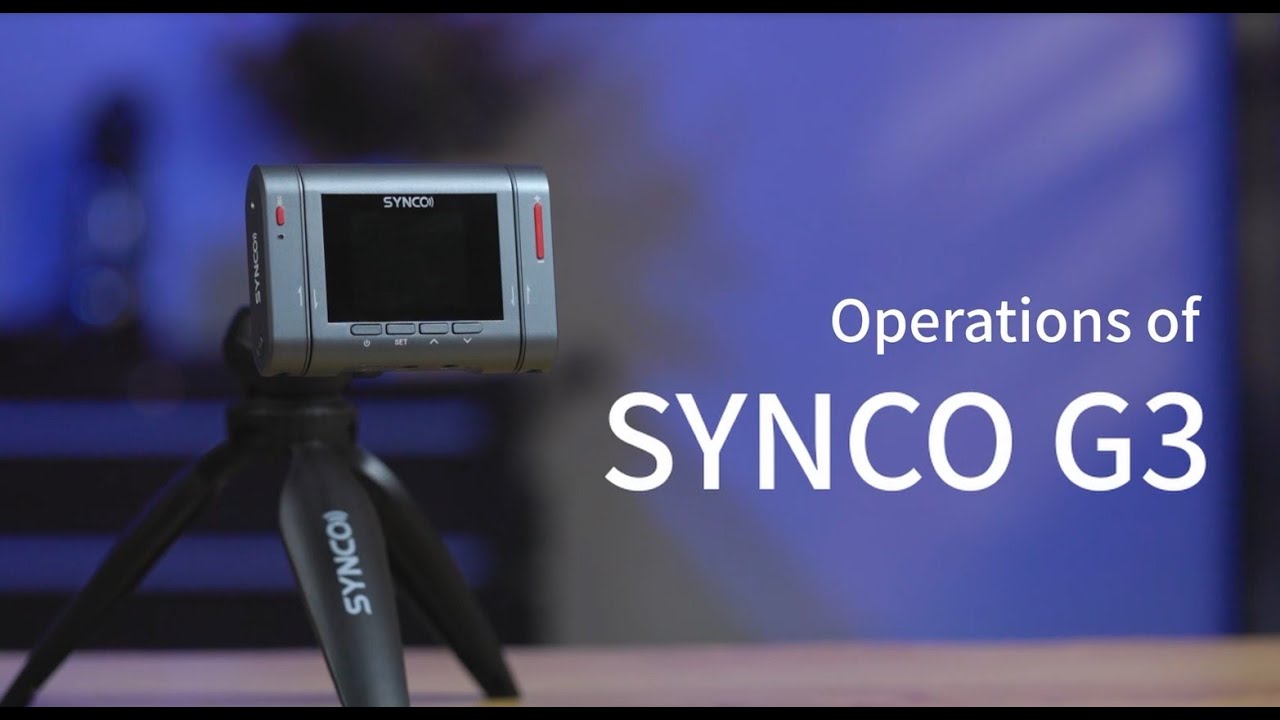 SYNCO G3 Tutorial | How To Use G3 Wireless Recording Microphone