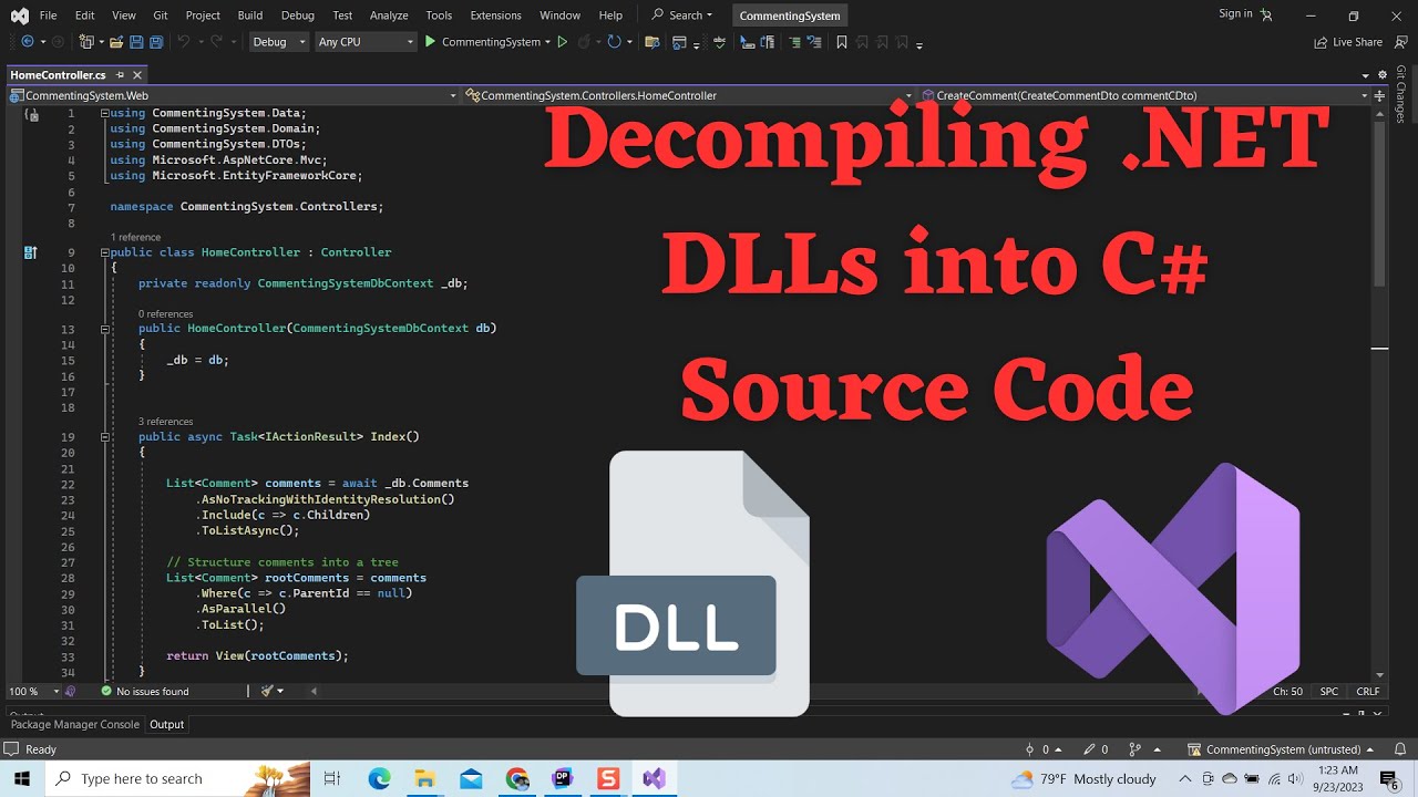 Decompiling .NET DLLs into C# Source Code: A Step-by-Step Guide