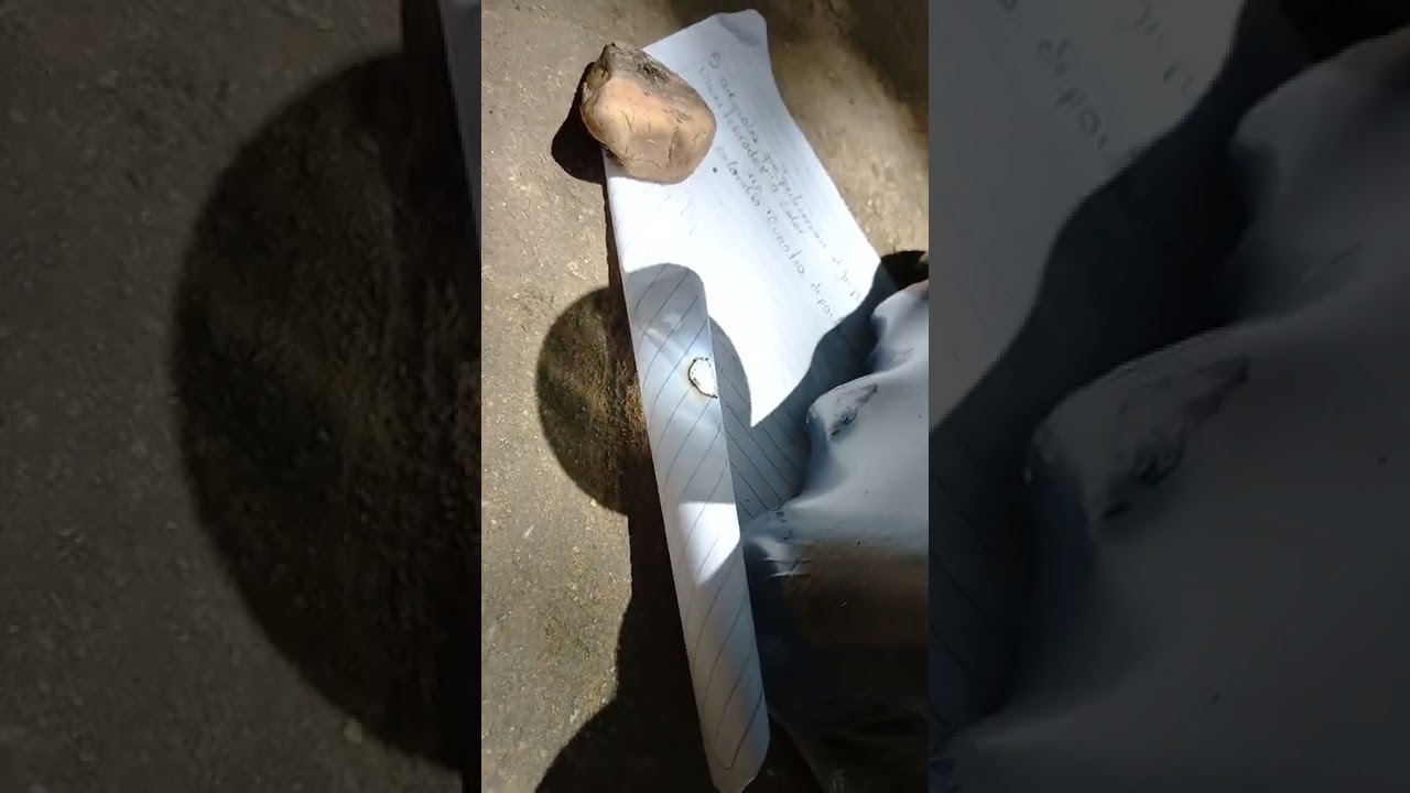experimento con lupa, fuego con lupa, lupa hace fuego 🔥