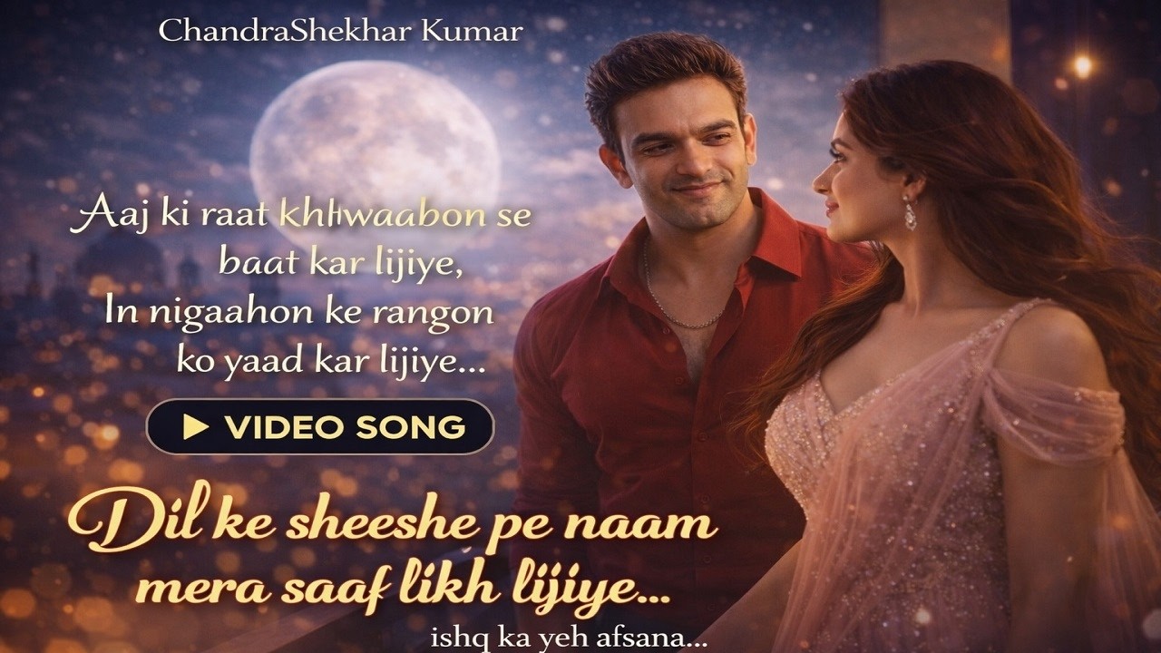 Aaj Ki Raat Khwabon Se Baat Kar Lijiye | Romantic Video Song | ChandraShekhar Kumar