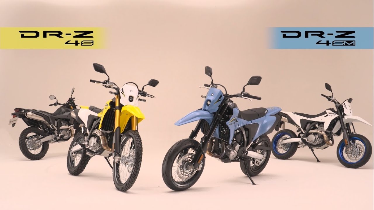 DR-Z4S～オフロード走行だけでなく、オンロード走行も楽しむことができる～DR-Z4SM～ワインディングでのスポーツ走行も楽しめる～