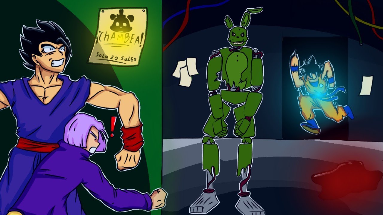 ¡Goku y Gohan Consiguen Trabajo en la Pizzería de FNAF! 😱🍕