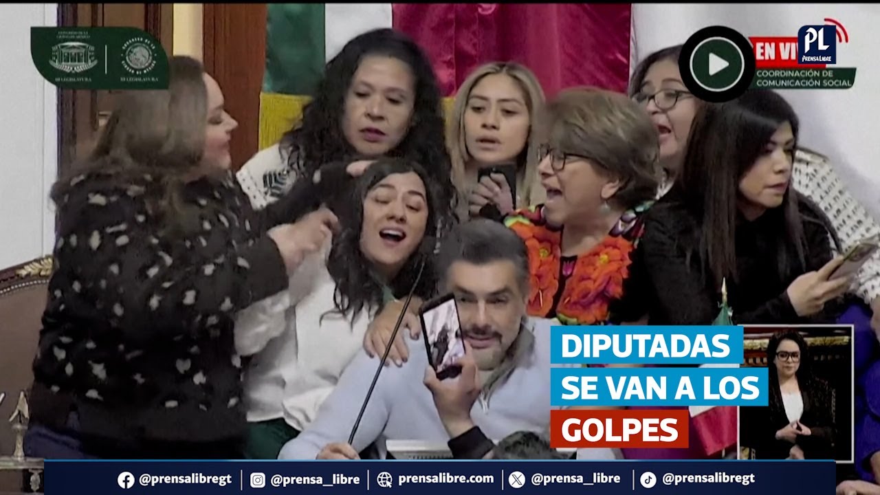 Gritos, empujones y golpes marcan sesión del Congreso de Ciudad de México durante debate