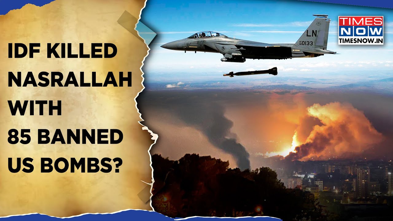 Israel Killed Nasrallah With 85 Banned US Bombs ? IDF's Bunker Busters Struck Beirut ?  Rare Details