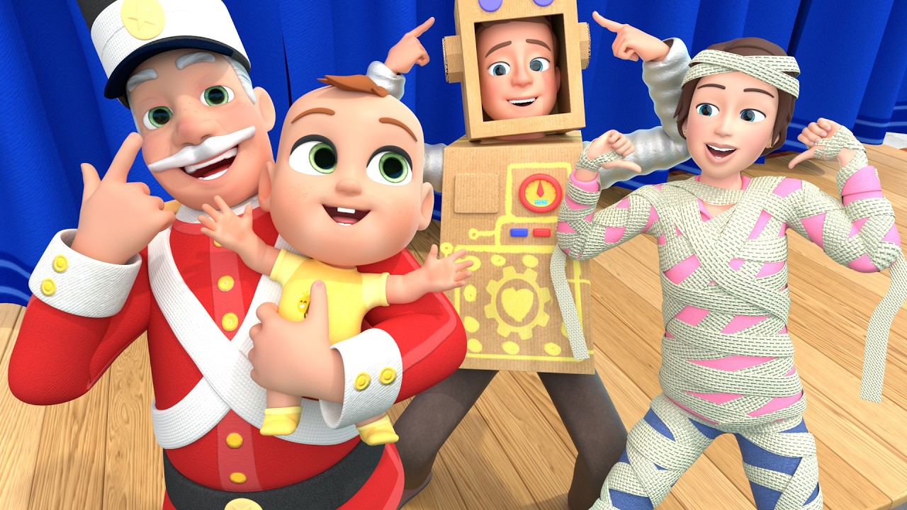 Move & Learn - Head Shoulders Knees & Toes | Baby songs | Nursery Rhymes & Kids Songs
