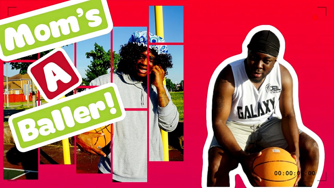MOM PLAYS 1V1 BASKETBALL AGAINST STRANGERS *HILARIOUS* - challenging strangers  1v1!!
