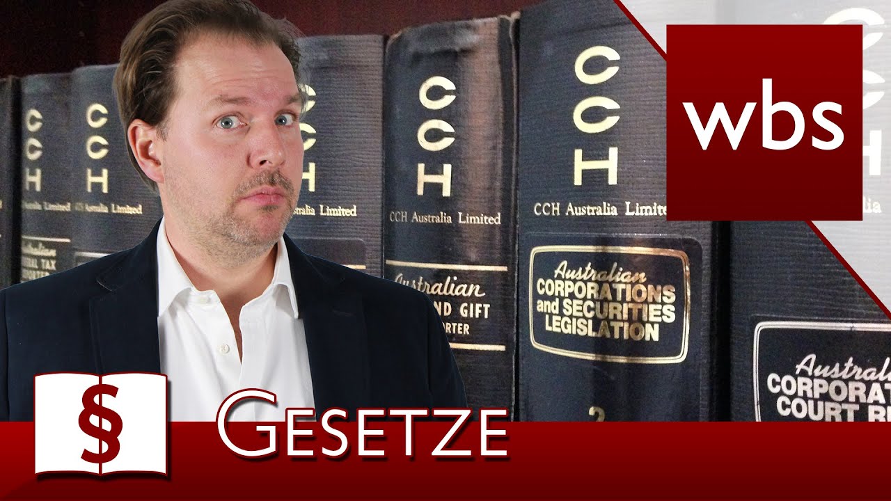 Jura Basics: Wie entstehen Gesetze? | Rechtsanwalt Christian Solmecke