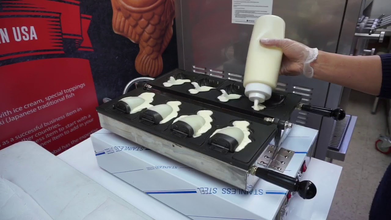 How to bake the Ice Cream Taiyaki