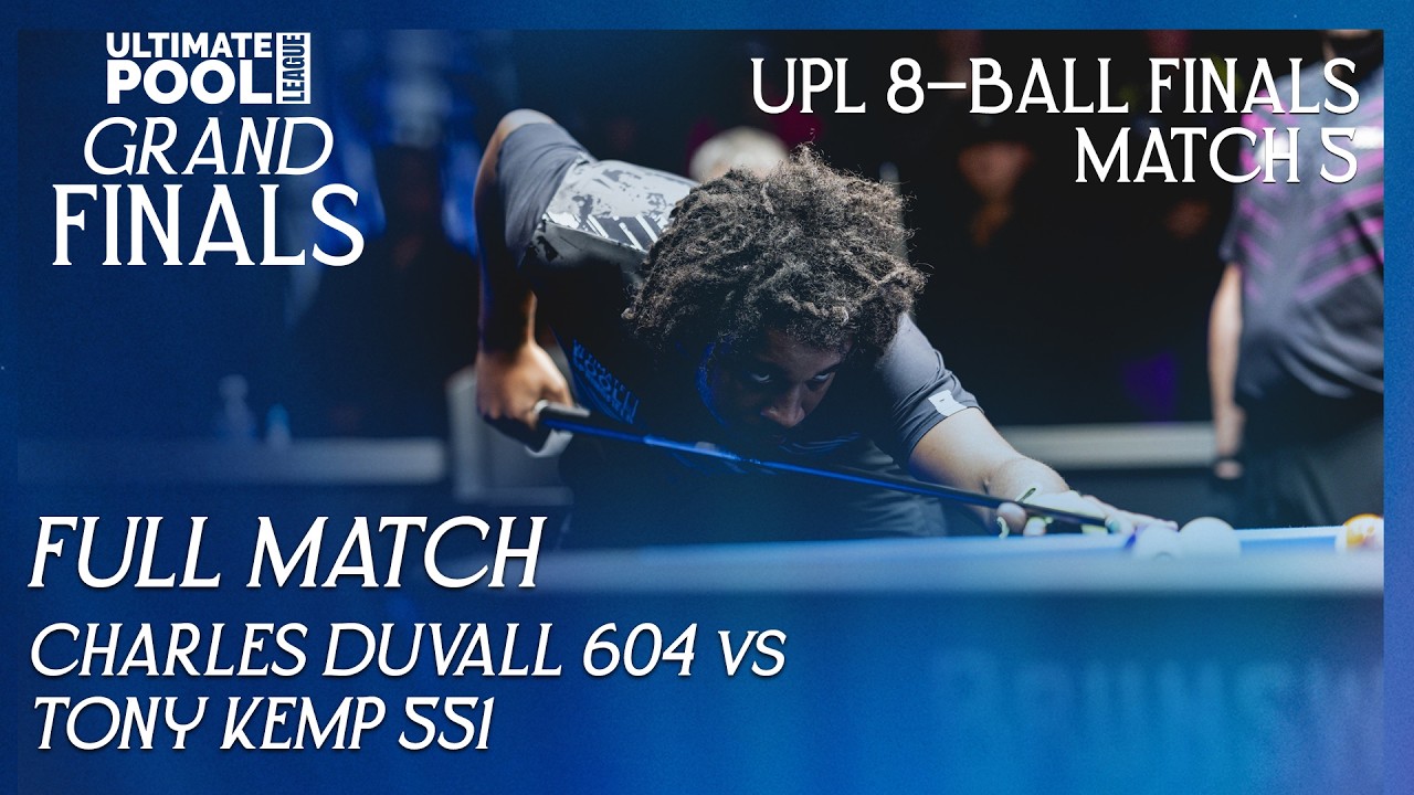 Charles Duvall 604 vs Tony Kemp 551 | Final | UPL 8 Ball