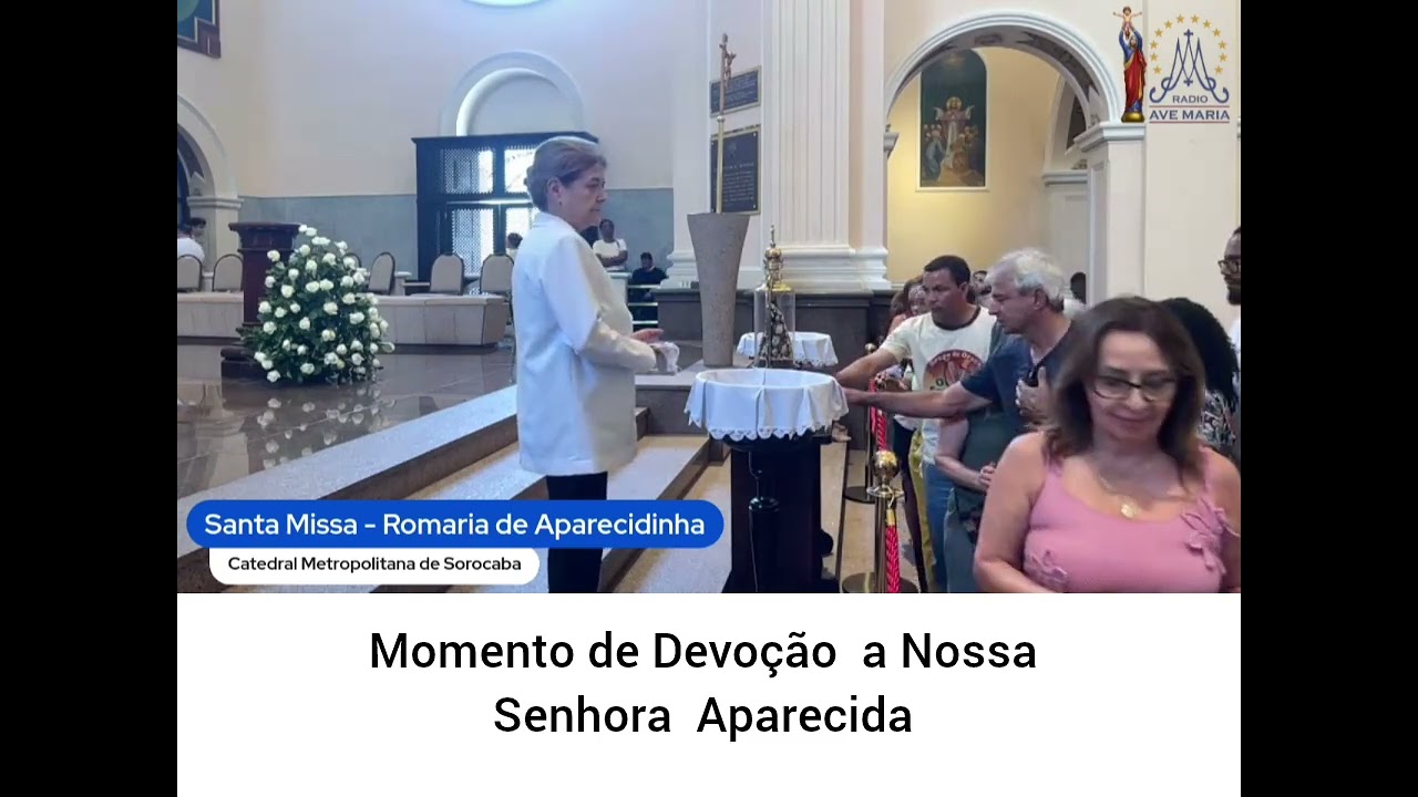 Momento  de Devoção  a Nossa Senhora Aparecida. 